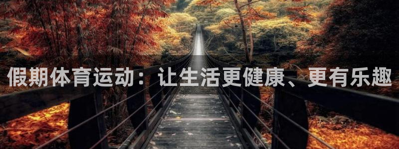 杏鑫体育代理：假期体育运动：让生活更健康、更有乐趣