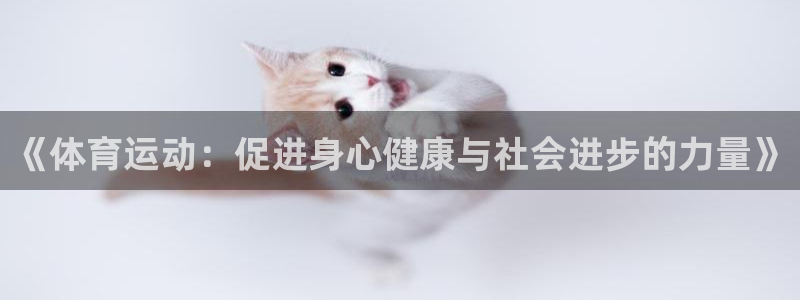 杏鑫体育凯捷平台代理：《体育运动：促进身心健康与社会进步的力量》