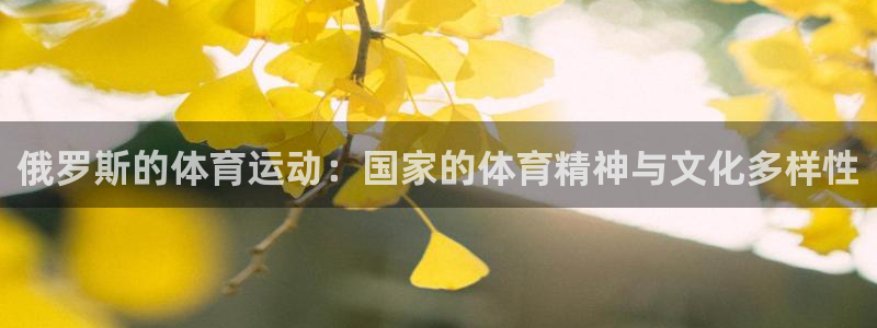 杏鑫3注册：俄罗斯的体育运动：国家的体育精神与文化多样性